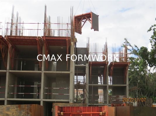 건물을 수용하기 위한 터널 거푸집 / 알루미늄 거푸집 공사 시스템