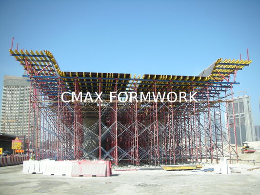 경량 대들보 상자 Formwork, 갱도지주 광속을 가진 비계 Formwork